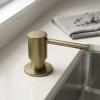 Pure.Sink Elite Steel Shine built-in soap dispenser PVD brushed gold top-fill PS9010-60